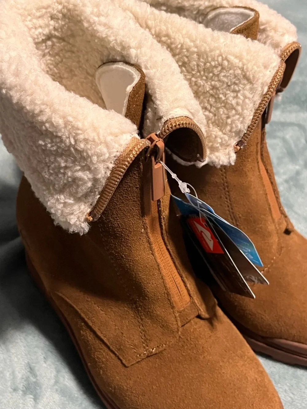 Ozark Trail Women's Snow Boots - Brown and Cream